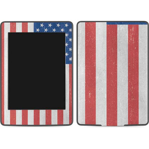 American Flag Distressed Amazon Kindle Skin